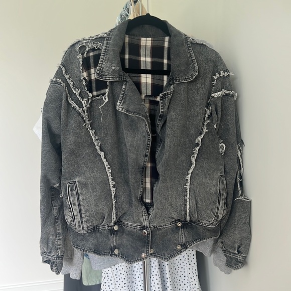 Retrofete Reversible Denim/Flannel Jacket
